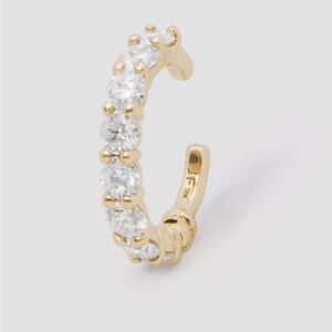 Jennifer Fisher 18kt Gold and Diamond Ear Cuff